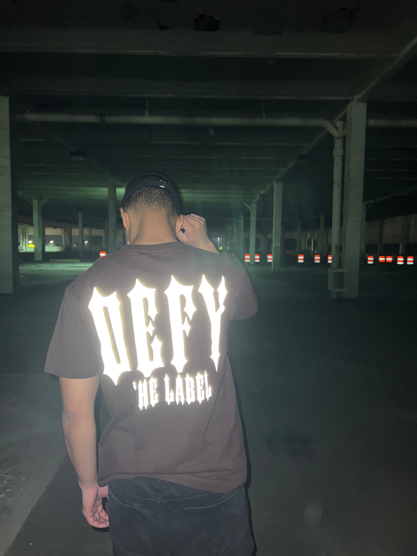 "Chocolate Reflective Tee"