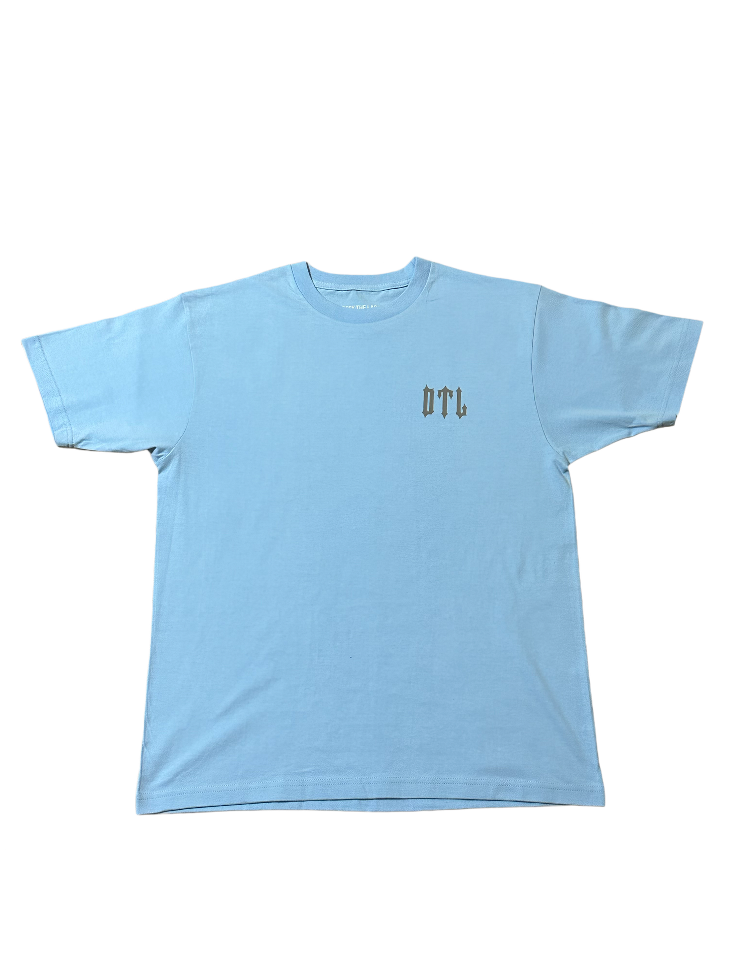 "Powder Blue Reflective Tee"