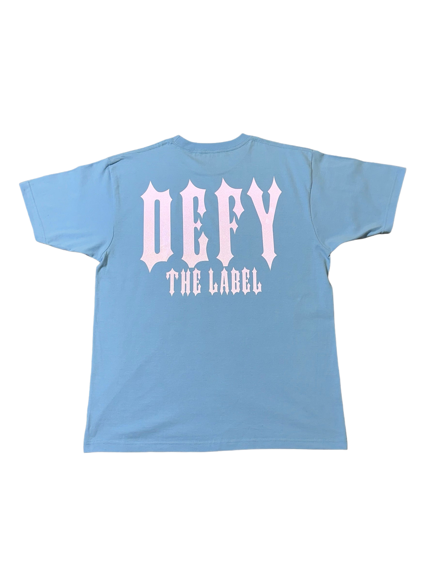 "Powder Blue Reflective Tee"
