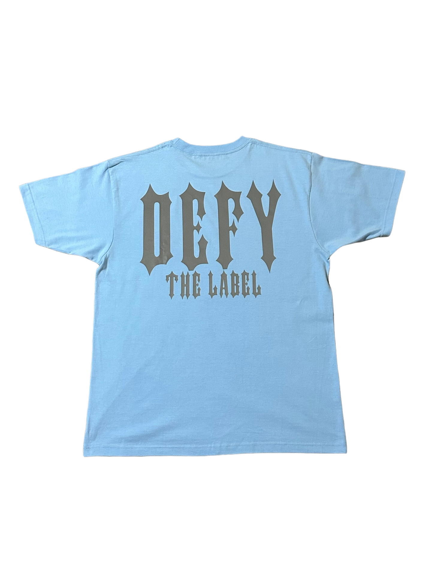 "Powder Blue Reflective Tee"
